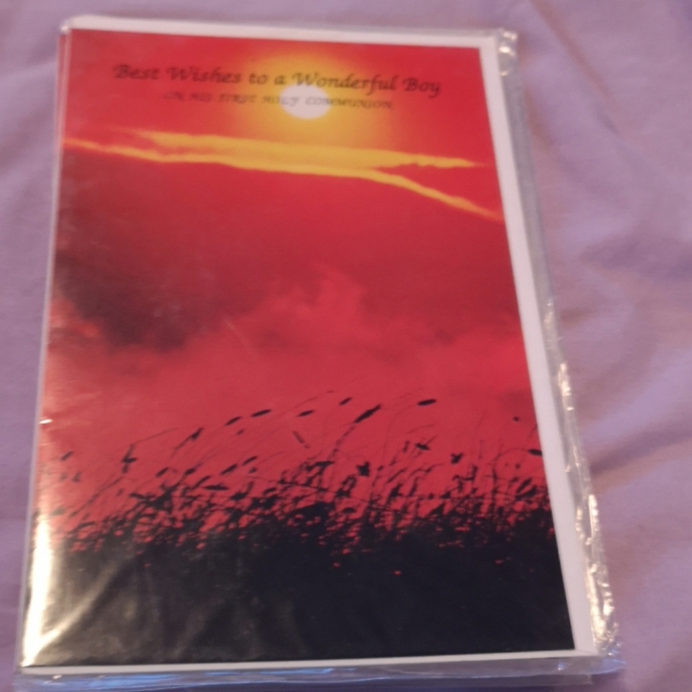 Set of 10 Boys First Communion Cards